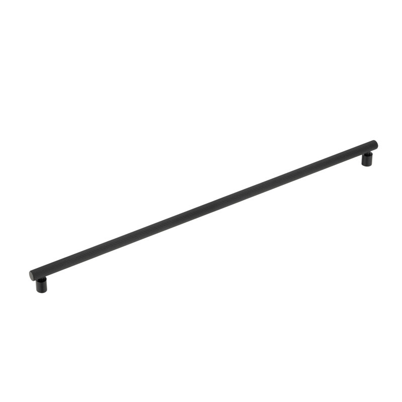 Matte Black "Elite" T-Bar Fluted Drawer Pull
