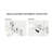 36" Bathroom Vanity Featuring Transparent Round Glass Vessel Basin, White Sintered Stone Top, Floating Plywood Storage, Twill Double Doors With Metal Trim And Soft Close Function Storage Cabinet,-51547339