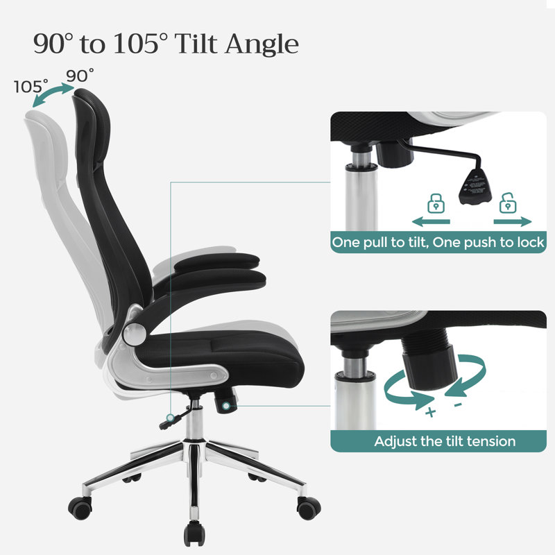 Turberville Mesh Office Chair with Headrest