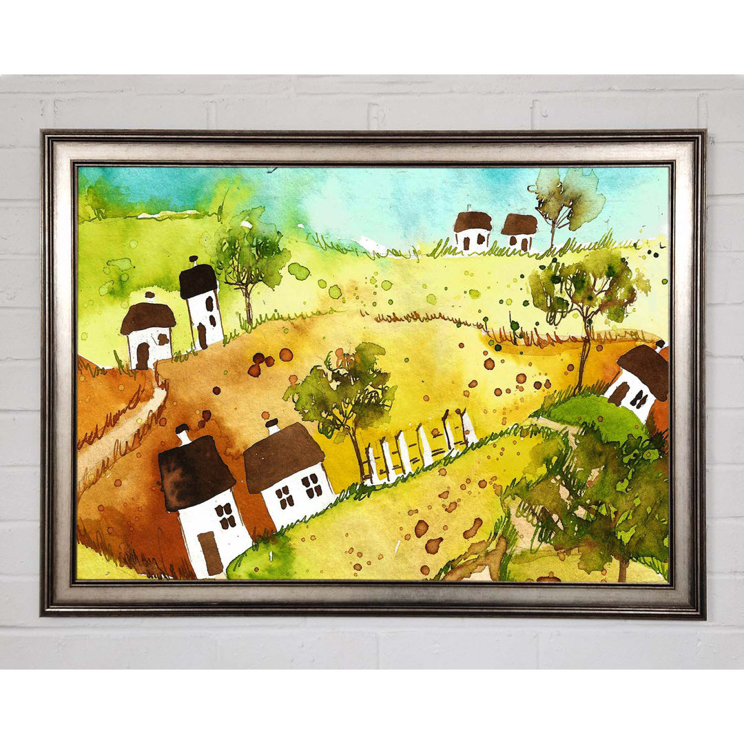 Countryside Living - Einzelne Bilderrahmen Kunstdrucke