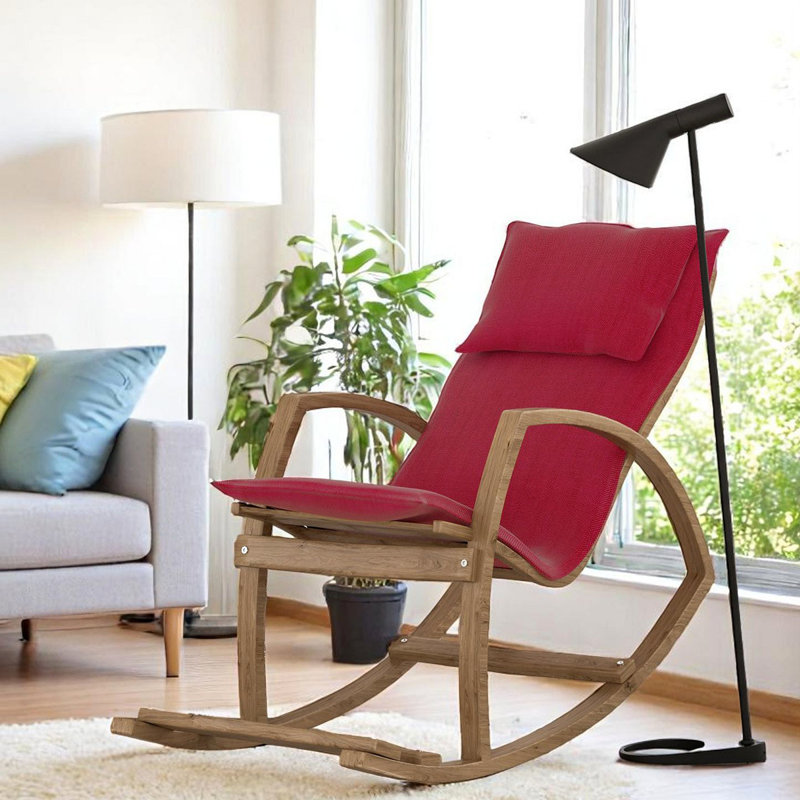 Chaise berçante Modern, Rouge