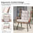 2 - Person High Backrest Wicker Patio Set with Cushions-2041548996