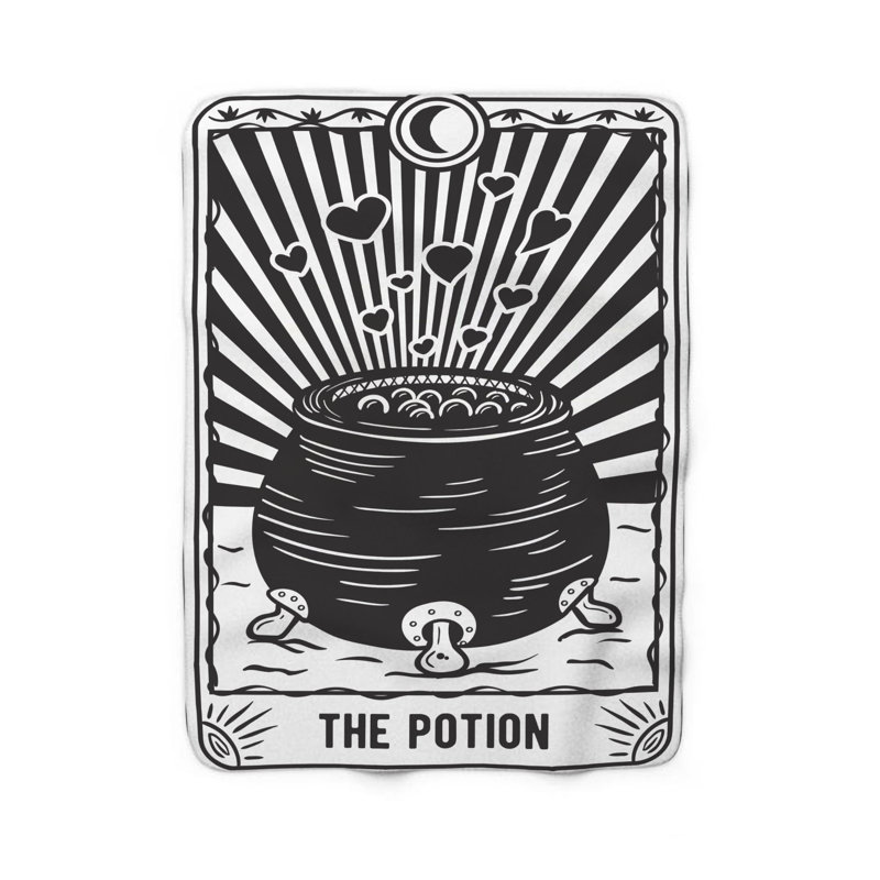  couverture de carte de tarot the Potion, L 60 po x L 80 po
