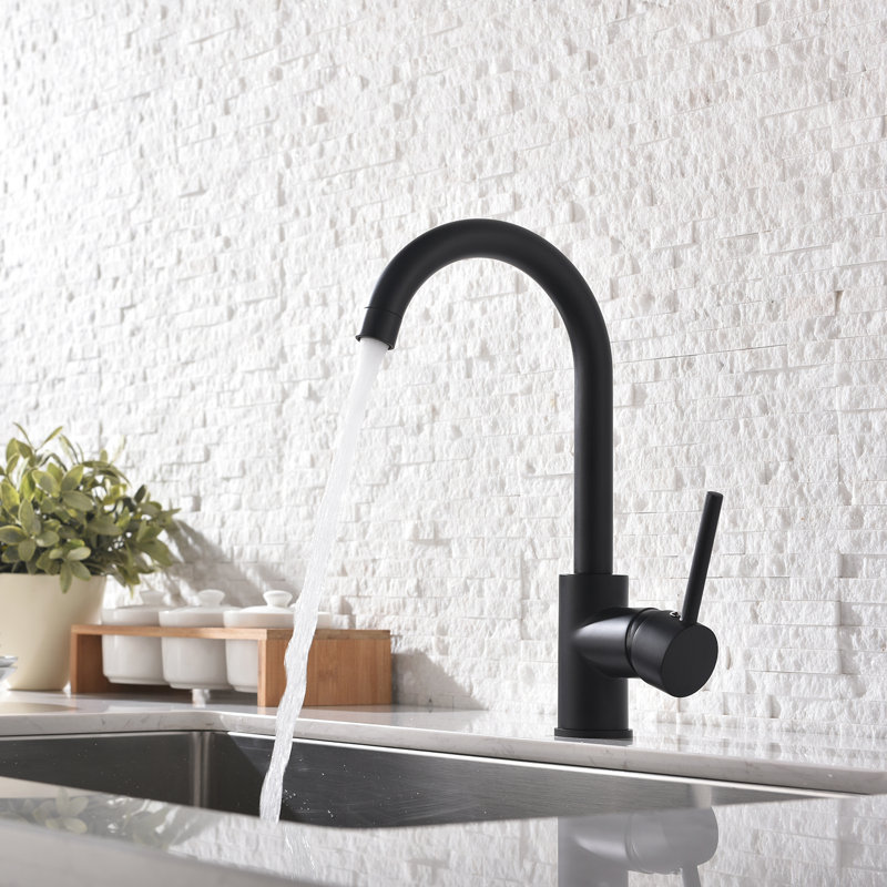 Fapully Kitchen Faucet, Matte Black