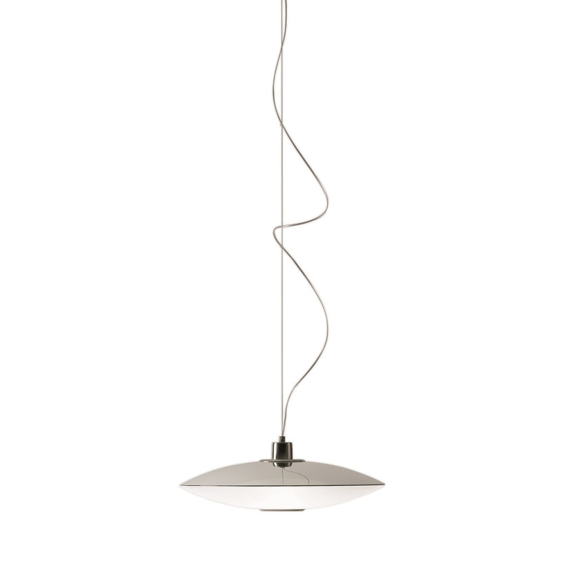 1 - Light Chrome Geometric Pendant, Mirror, 200cm H x 63cm W x 63cm D