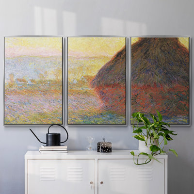 Claude Monet - Multi Piece Framed Canvas