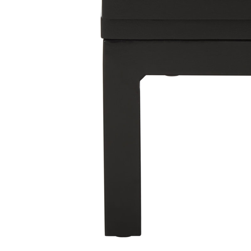 Prudhoe 34'' W 3 - Drawer Dresser, Black