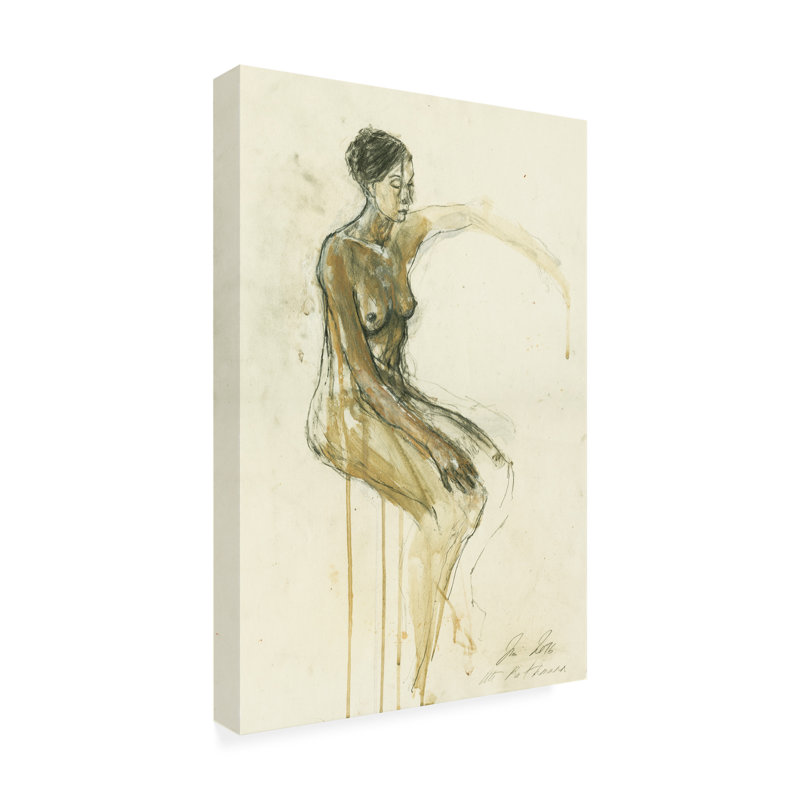 Œuvre de bolognaise, «Ute Rathmann An Ingres», H 19 po x l 12 po