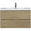 Meuble-lavabo flottant de 36 po avec lavabo, armoire de rangement murale avec lavabo à surface solide et tiroirs à fermeture en douceur entièrement assemblés-1399775111