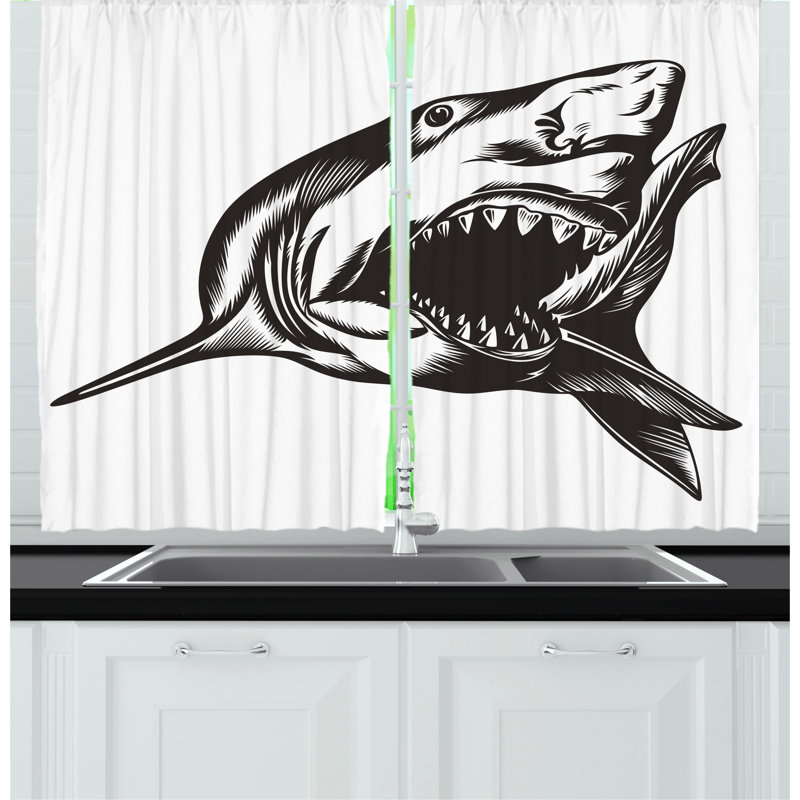 Pointed Kitchen Curtain