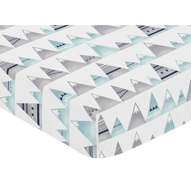 Drap-housse pour lit de bébé Mountains
