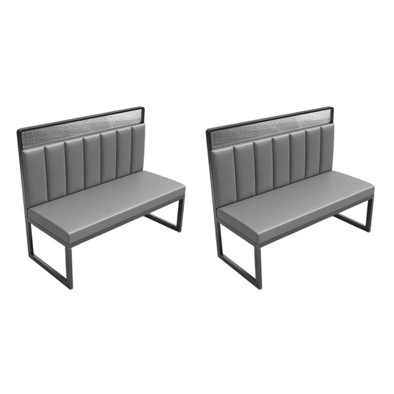 Banc rembourré en similicuir