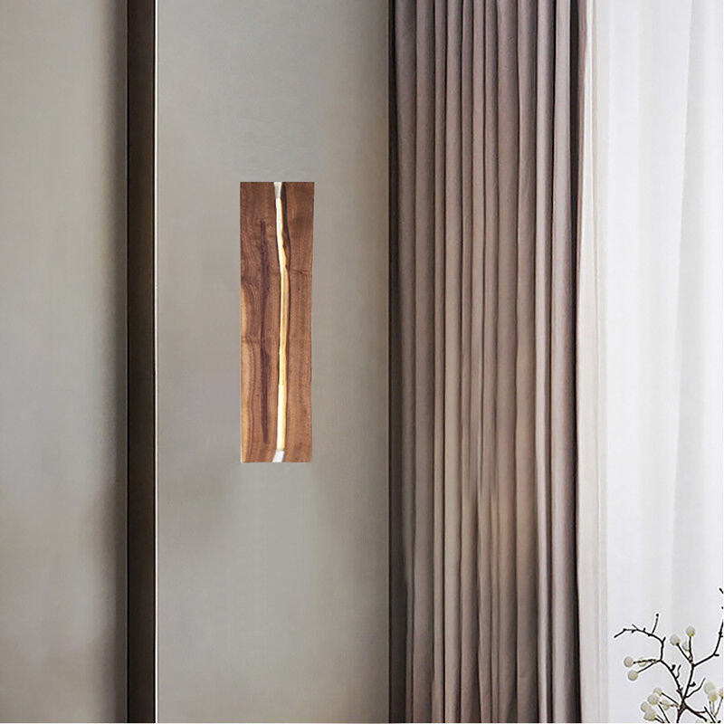 LED Flush Mounted Sconce, 18" H x 5" W x 2" D