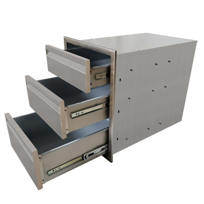 Tiroir de cuisine extérieure l 16 po x H 21 po x P 23 po