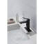 Robinet de salle de bain à cascade, évier de salle de bain à poignée simple noir mat en acier inoxydable pour une durabilité à long terme, la corrosion et la surface des empreintes digitales, robinet à débit d'eau ininterrompu silencieux avec bec,-123061736