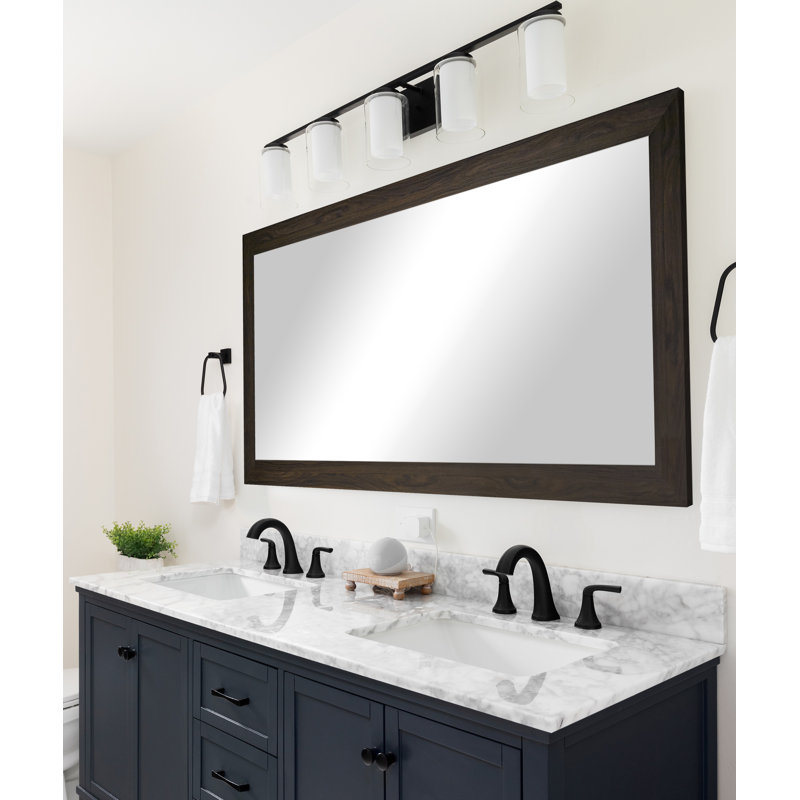 Susanna Flat Mirror, Black Walnut, 47.5" H x 35" W