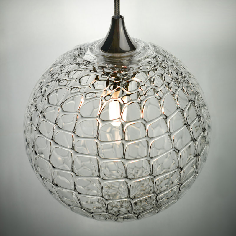 Breeze 23 - Light Cluster Globe Pendant, 120" H x 30" W x 30" D, Black