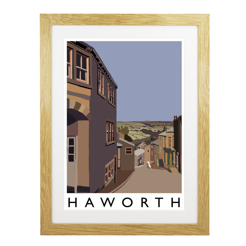 Richard O'Neil - Print, Oak Wood Frame, 54 cm H x 44 cm W x 2.2 cm D