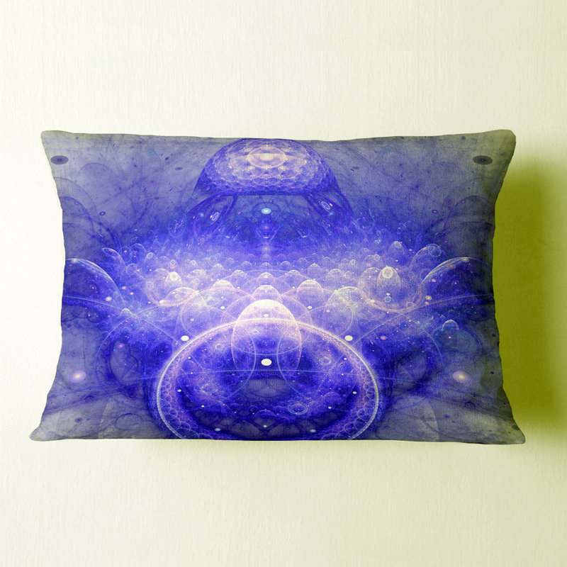 Coussin Infinity World, Bleu