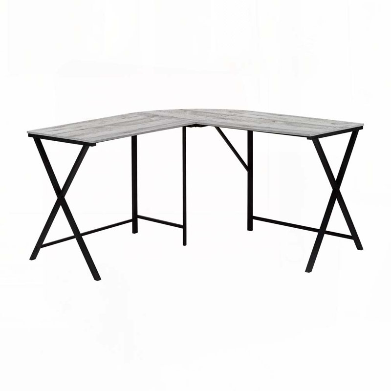 Home Office L Shape Computer Desk, Gray