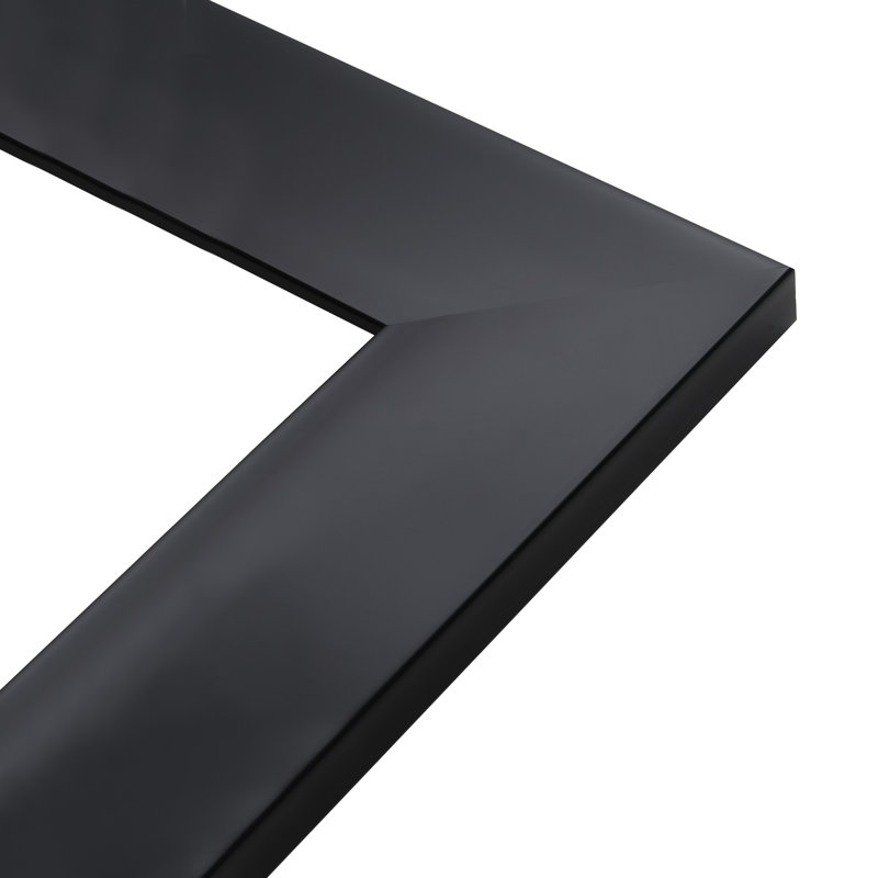 Gerharda Plastic Leaning Mirror, Black