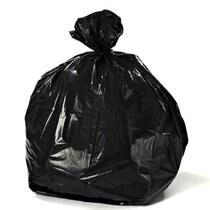 ToughBag 40-45 Gallon Trash Bags, 40 x 48 Black Garbage Bags (250