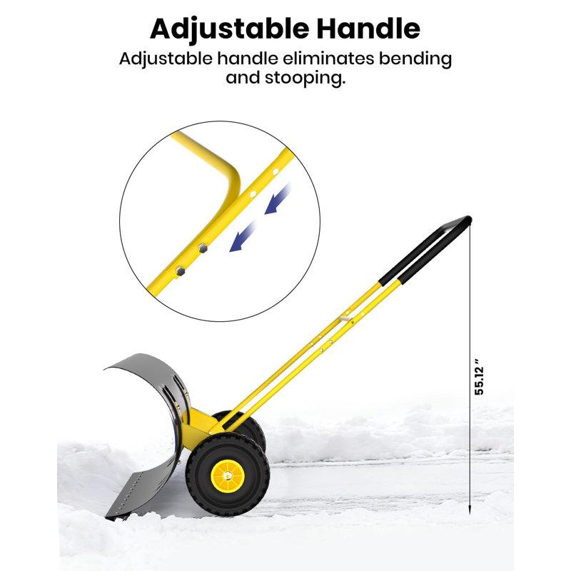 Adjustable Push Brooms with Replaceable Head