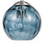Mackey Azura Hammered Blue Glass Pendant-1755799784