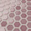 Tribeca 1" Hex Glossy 10-1/4 " x 11-7/8 " Porcelain Mosaic Floor and Wall Tile-1357382660