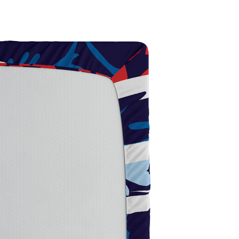 Microfiber Striped Fitted Sheet, Full / Double Fitted Sheet