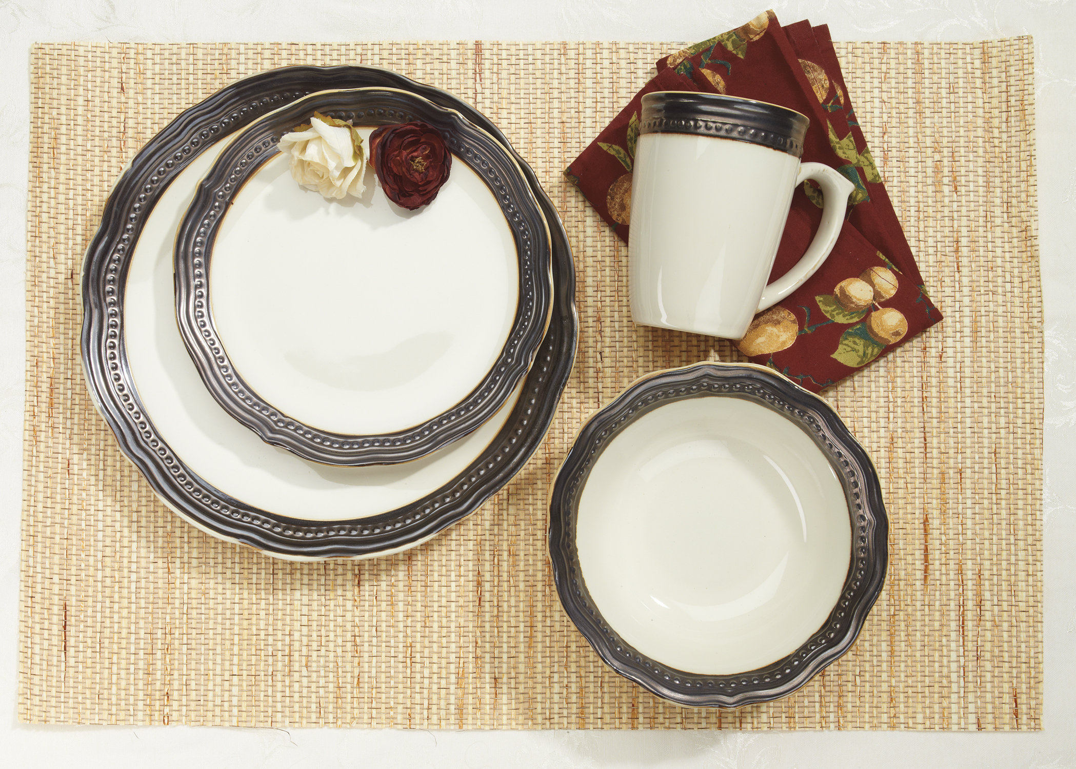 Porcelain Dinnerware Cuisinart Dinnerware Set Cuisinart Jenna 16
