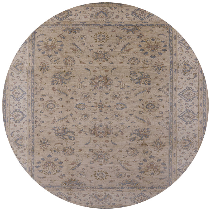 Ardavan Oriental Indoor Rug, Round 8'
