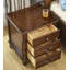 Table de chevet en bois d'hévéa