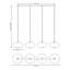 Samyiah 4 - Light Matte Black Pendant-1452298982