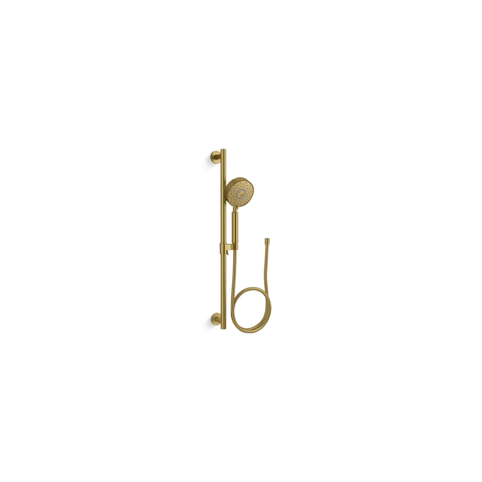 Purist 1.75 GPM Multifunction Handshower Kit, Brushed Moderne Brass, 2.5 GPM