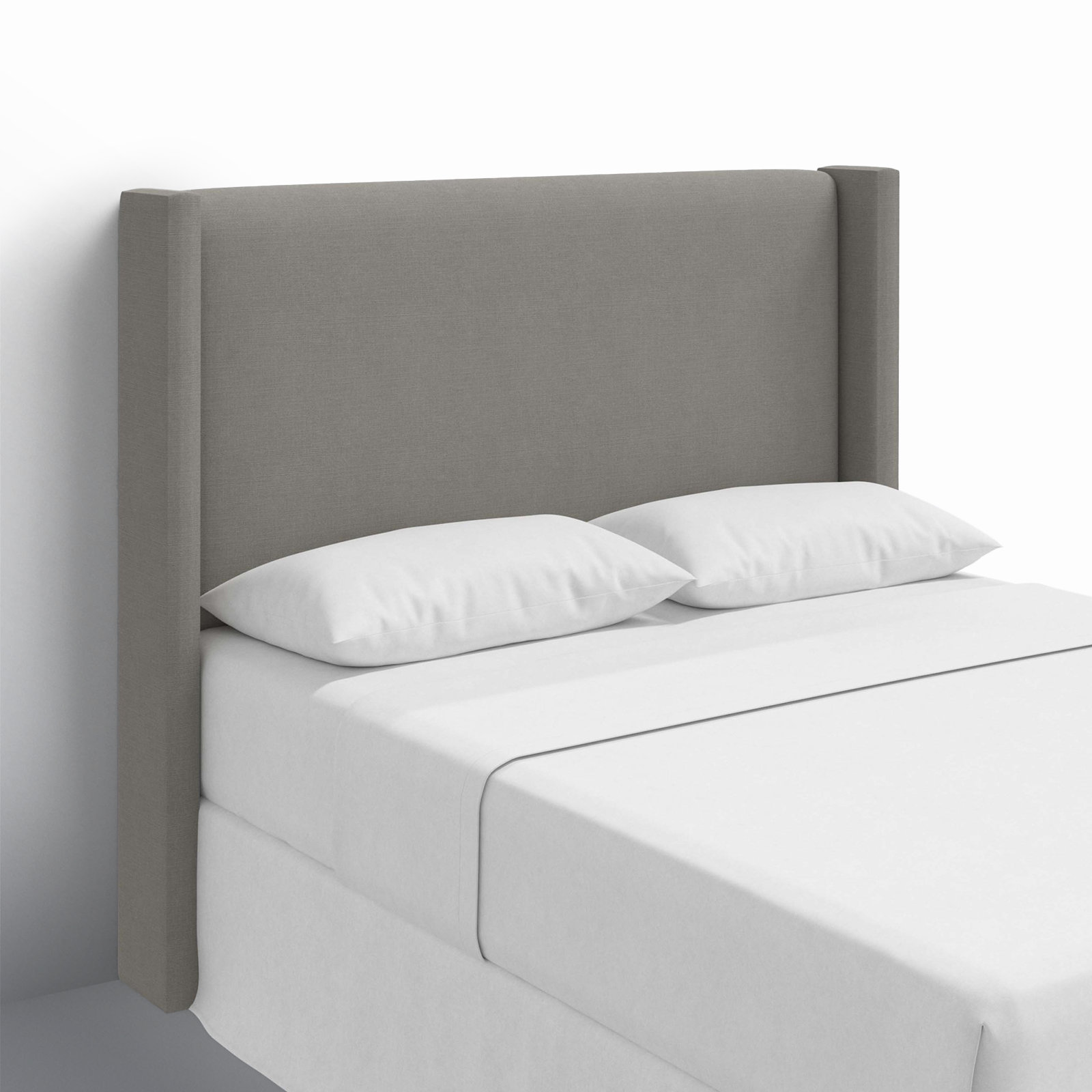 Hanson Upholstered Headboard, Twin, Classic Putty Linen