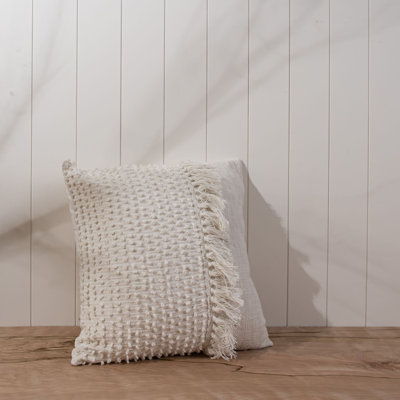 Tassels Cotton Throw Pillow