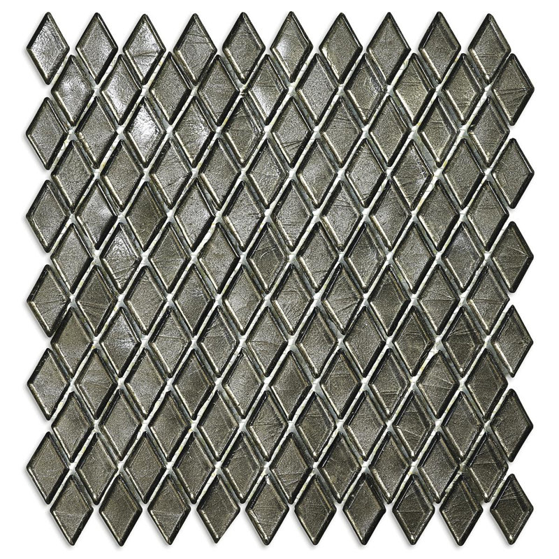 Trisakti 7/8" x 1-5/8" Diamond Glass Mosaic