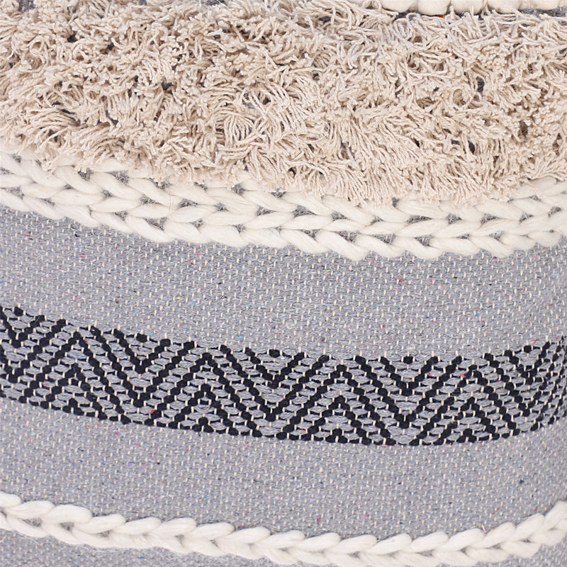 Striped Cotton Throw Pillow