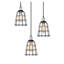 Luminaire suspendu en forme de cloche 3 lumières Pinnix-375239489