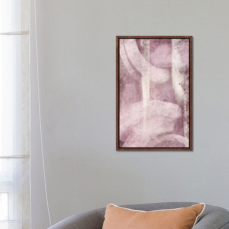 Collected Emotions I by Marcus Prime - Painting on Canvas, 66.04cm H x 45.72cm W x 3.81cm D, Classic Brown Wood Framed