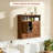 Wall-Mounted Storage with Farmhouse Style for Bathroom, Kitchen, Laundry & Entryway-615808123
