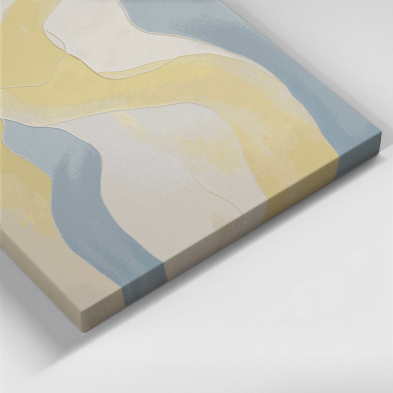 Abstract Figurative 65 Gray Canvas Wall Art, 10" H x 8" W