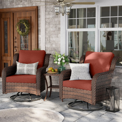 Tinh 2 - Person Outdoor Seating Group with Cushions