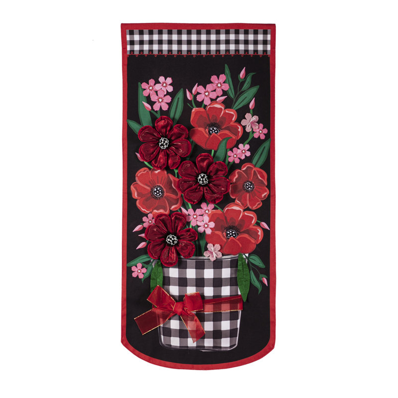 Laderrius Double Sided 27.5 in. H x 12.5 in. W Polyester Valentine's Day Pennant