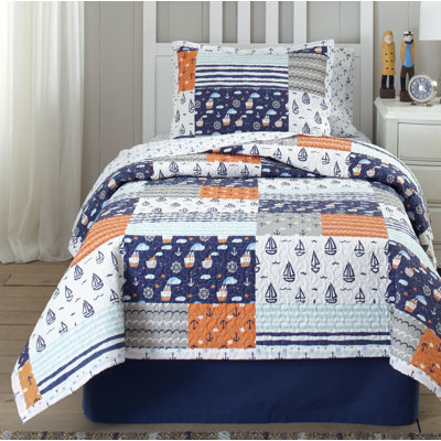 Ensemble de courtepointe 100% coton doux