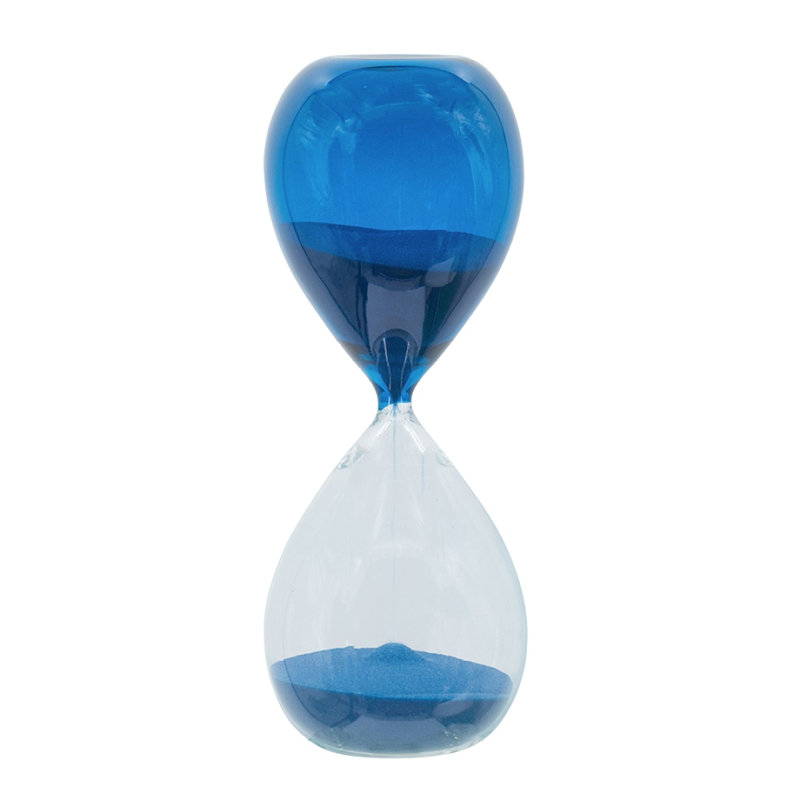 5X14" Hourglass, 60Min Blue