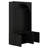 Arched Hall Tree With Bench And Shoe Storage, Entryway Storage Bench With Hooks And Adjustable Shelves, 3 Cabinets-1634547956