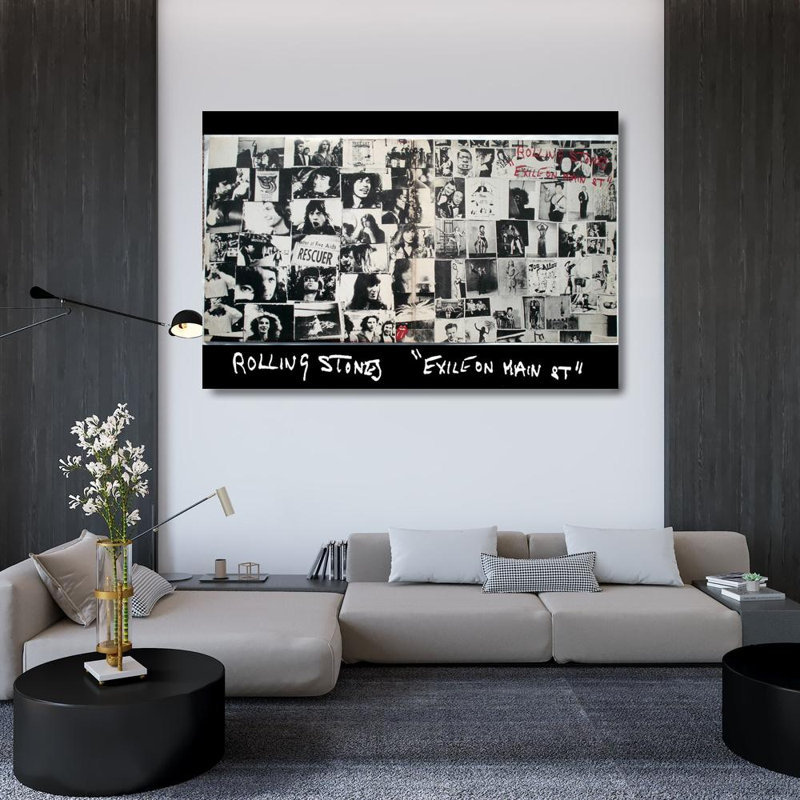 Rolling Stones, Exile on Main Street, 32" H x 48" W