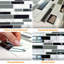 Glossy 3D Sticker Tile Peel & Stick Subway Tile - 15cm x 30cm-55815402